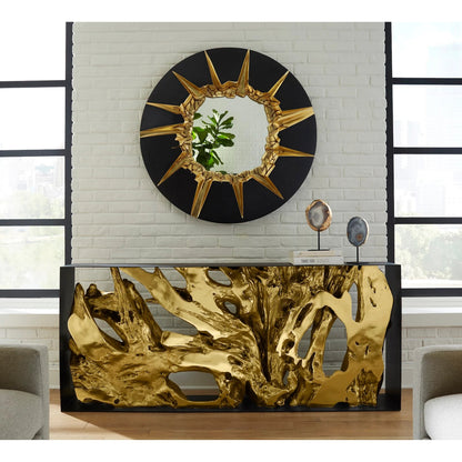 Cast Root Console Table by Phillips Collection. Made from unique in a coastal style.
