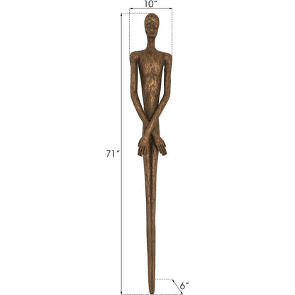 Skinny Male Wall Art by Phillips Collection. Made from resin in a eclectic & global style.