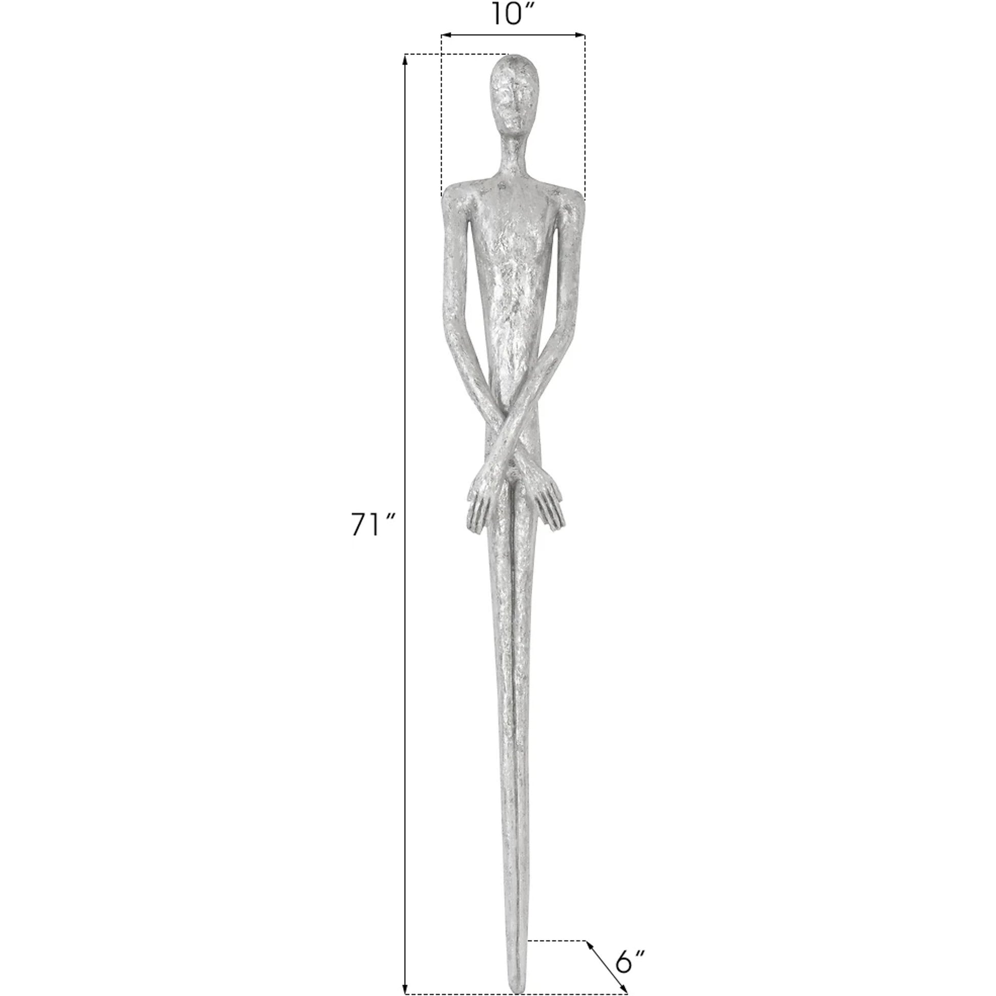 Skinny Male Wall Art by Phillips Collection. Made from resin in a eclectic & global style.
