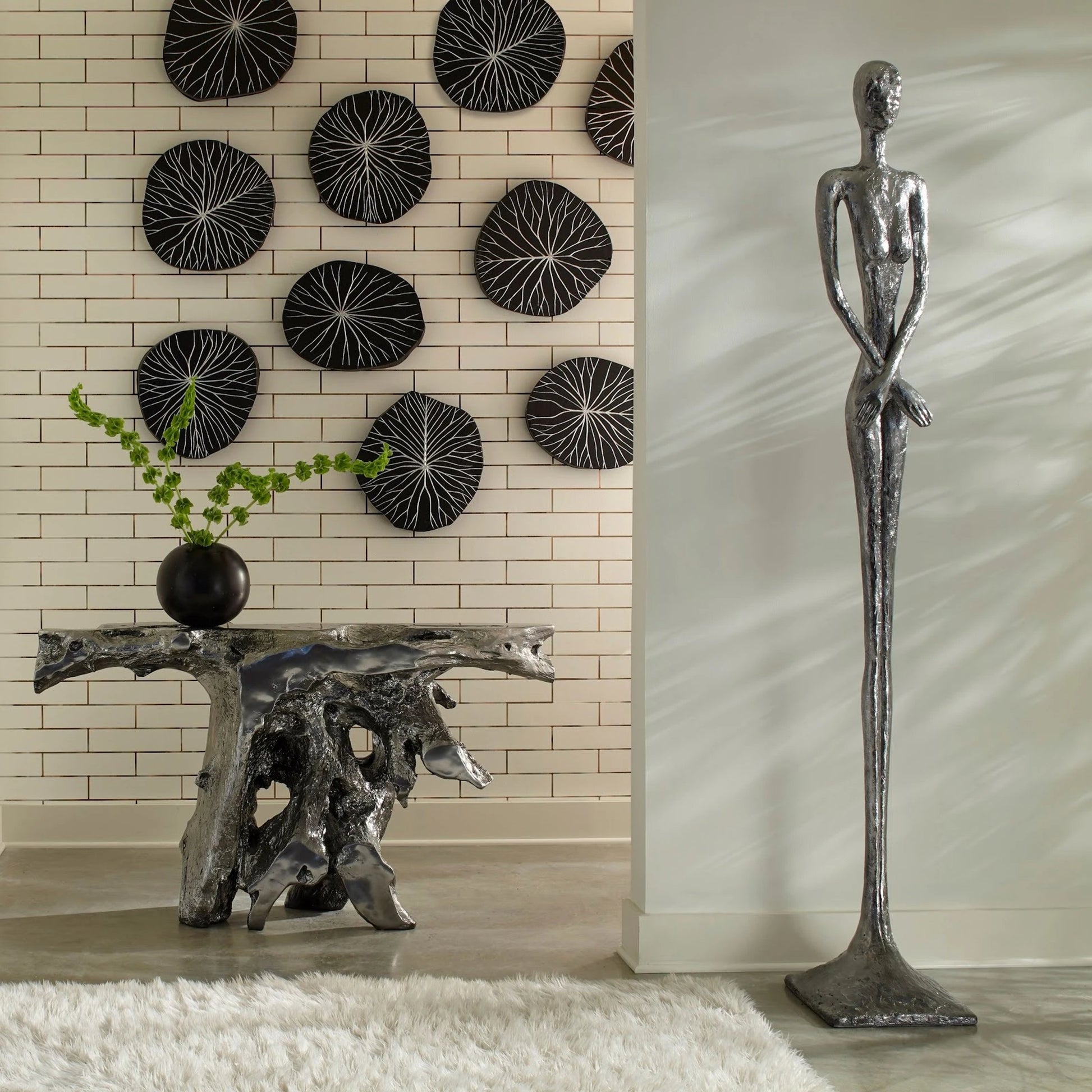 Skinny Female Sculpture by Phillips Collection. Made from unique in a eclectic & global style.
