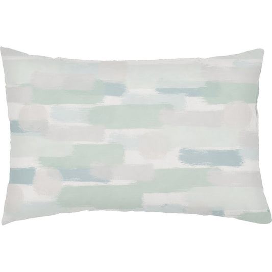 Seaside Splendor Pillow - 23888 by Livabliss. Made from front: 100% polyester, back: 100% polyester, fill: 100% polyester, polyfill in a coastal style.