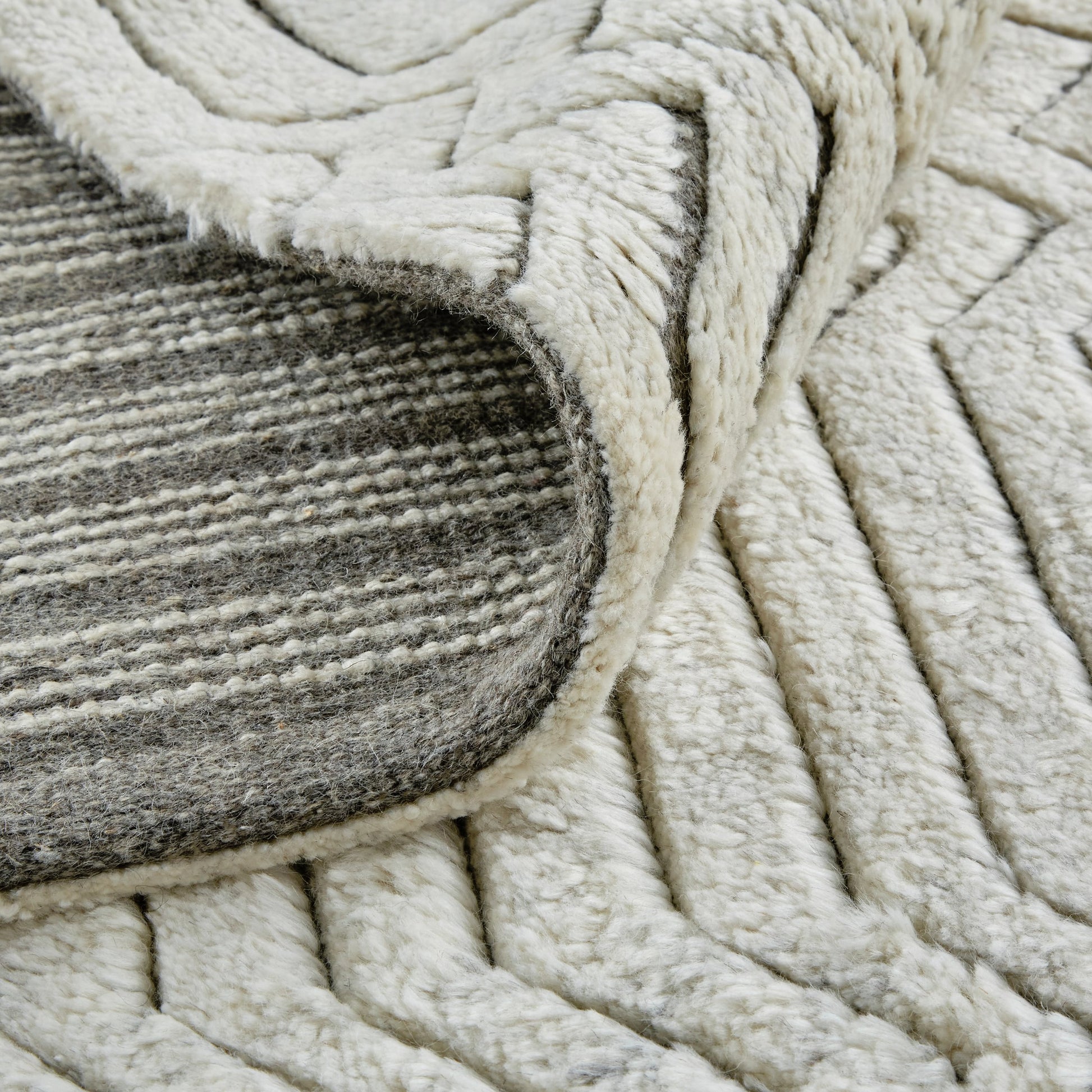 Matson Transitional Solid Rug - T14T6031 by Thom Felicia by Feizy Rugs in ivory. Made from wool in a unique style.