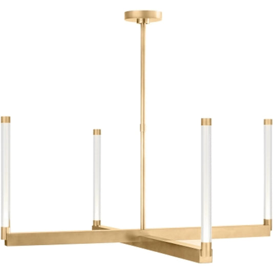 Phobos Large Chandelier by Visual Comfort & Co.. Made from brass in a unique style.