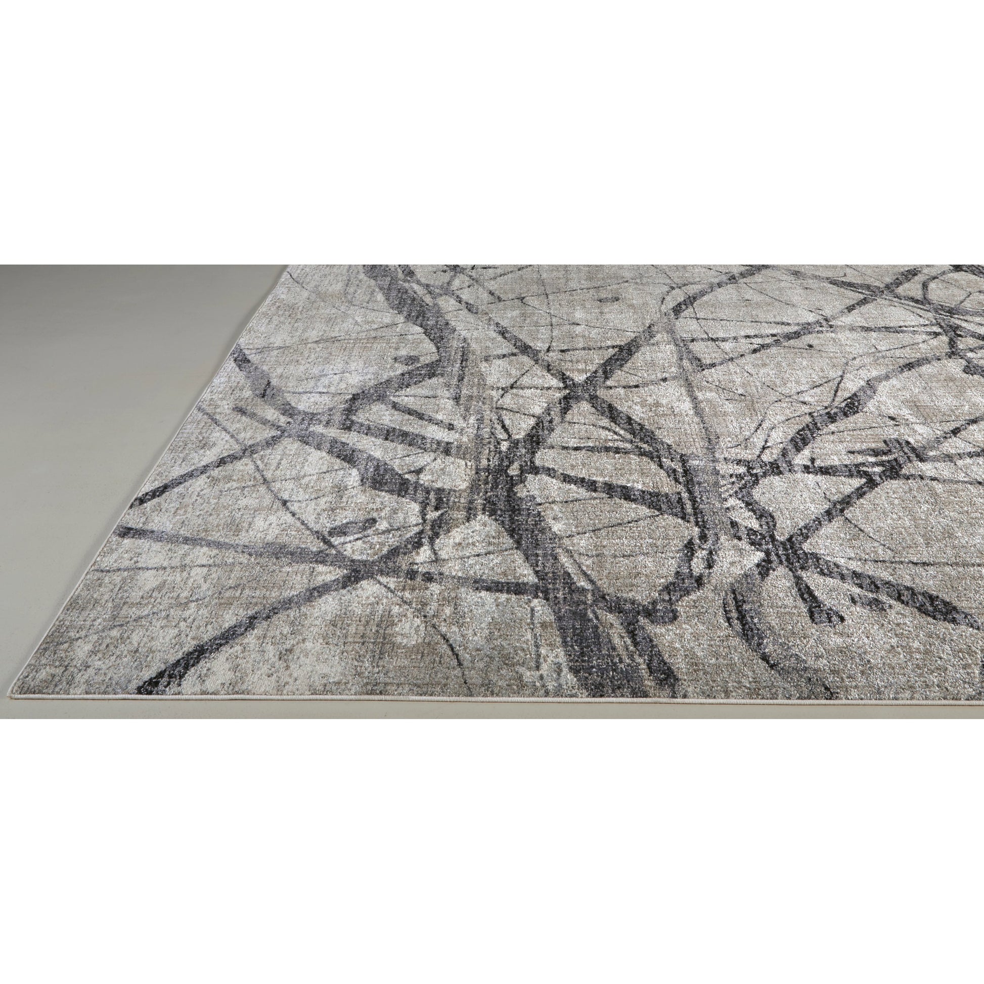 Kano Transitional Rug - 3877F by Feizy in taupe, gray, ivory. Made from polypropylene, polyester in a unique style.