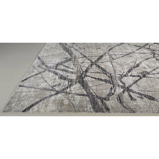Kano Transitional Rug - 3877F by Feizy in taupe, gray, ivory. Made from polypropylene, polyester in a unique style.