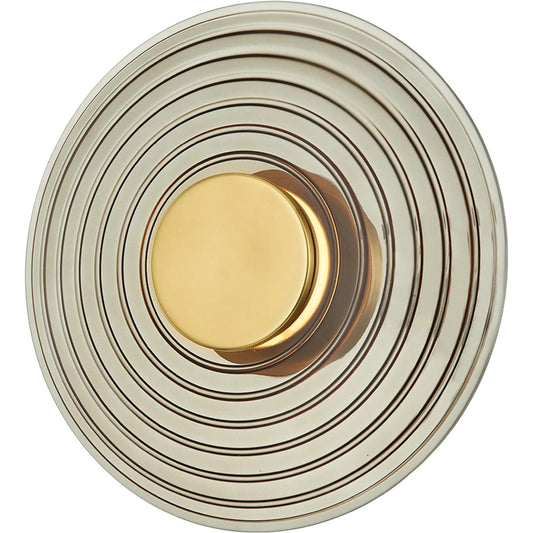 Griston 1 Light Wall Sconce by Hudson Valley in aged brass. Made from steel in a modern style.