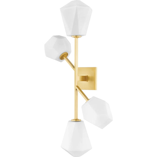 Tring 4 Light Wall Sconce by Hudson Valley. Made from steel in a modern style.