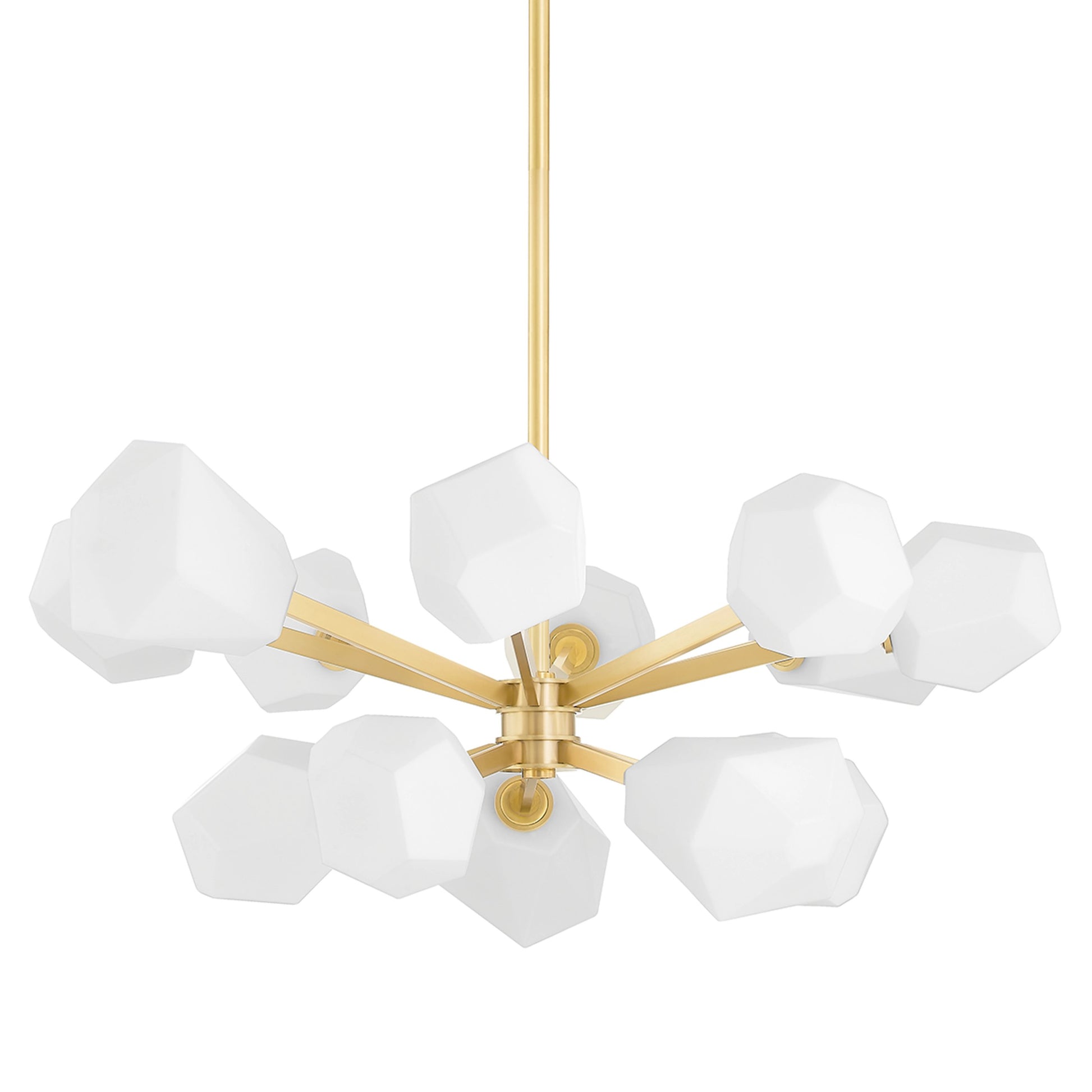 Tring 13 Light Chandelier by Hudson Valley. Made from steel in a modern style.