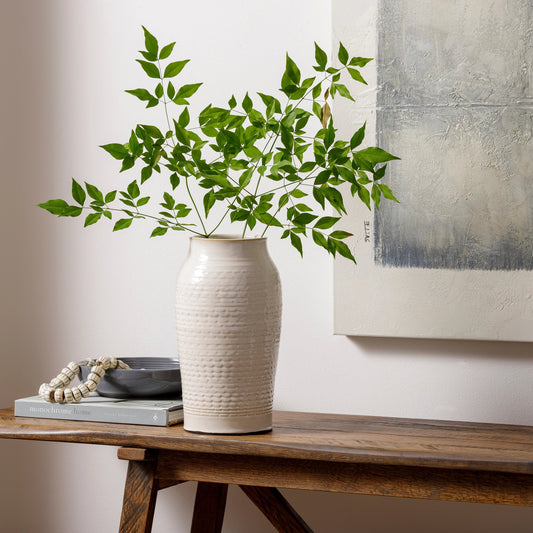 Piccoli - 14241 by Livabliss in beige and glazed. Made from 100% ceramic in a modern style.