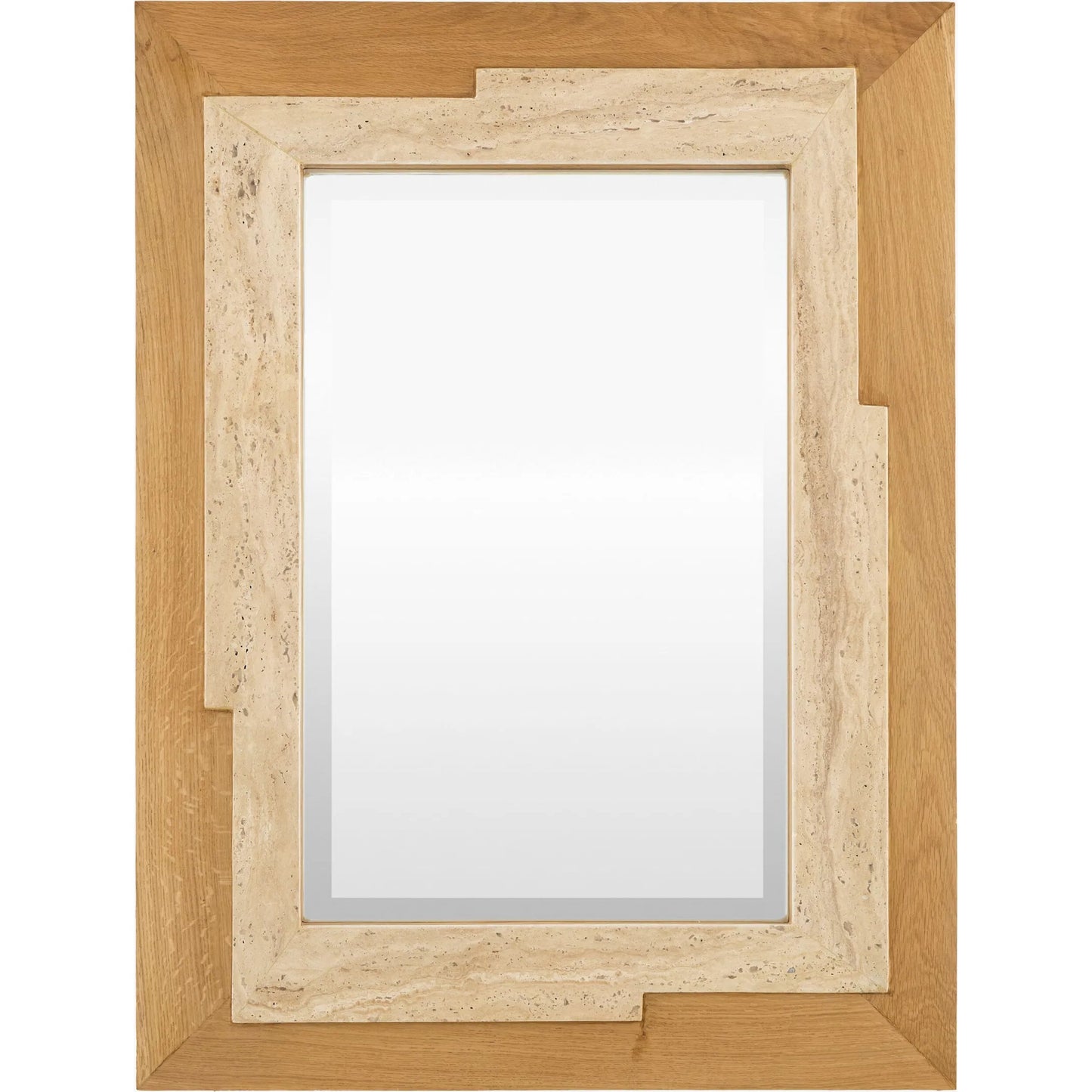 001 SI-2460879 | Primary Silo | Piceno Accent Mirror by Surya in beige and natural. Made from oak in a unique style.