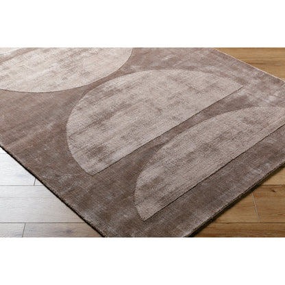 Pier Rug - 484702 by Surya in taupe, sandstone, mocha. Made from viscose in a unique style.