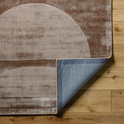 Pier Rug - 484702 by Surya in taupe, sandstone, mocha. Made from viscose in a unique style.