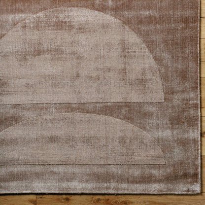 Pier Rug - 484702 by Surya in taupe, sandstone, mocha. Made from viscose in a unique style.