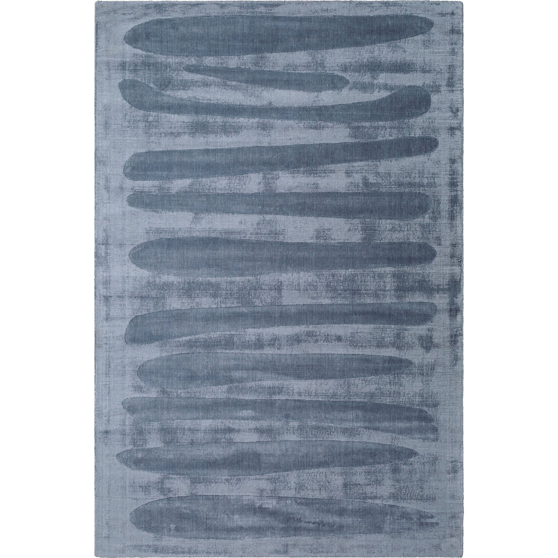 Pier PIE-2302 Rug by Surya in slate gray, charcoal, steel blue. Made from viscose in a unique style.