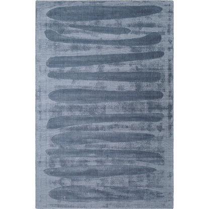 Pier PIE-2302 Rug by Surya in slate gray, charcoal, steel blue. Made from viscose in a unique style.