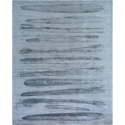 Pier PIE-2302 Rug by Surya in slate gray, charcoal, steel blue. Made from viscose in a unique style.