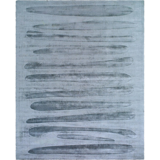 Pier Rug - 484713 by Surya in slate gray, charcoal, steel blue. Made from viscose in a unique style.