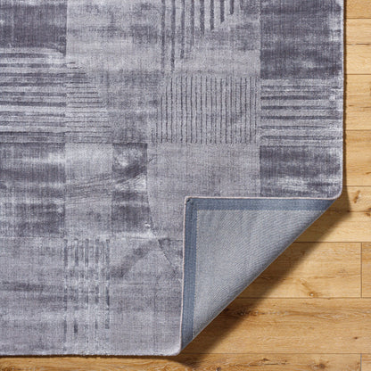 Pier Rug - 484724 by Surya in slate gray, charcoal, ash. Made from viscose in a unique style.