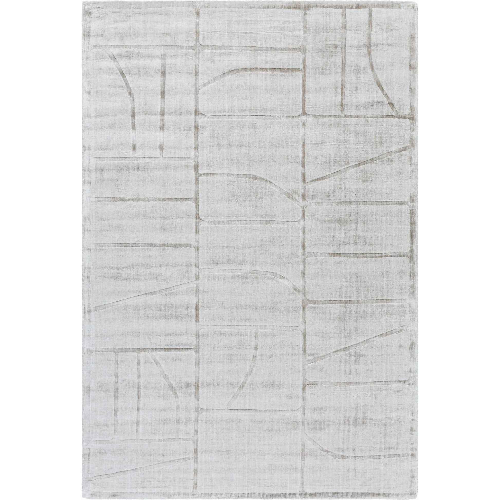 Pier Rug - 484735 by Surya in light silver, slate, silver. Made from viscose in a unique style.