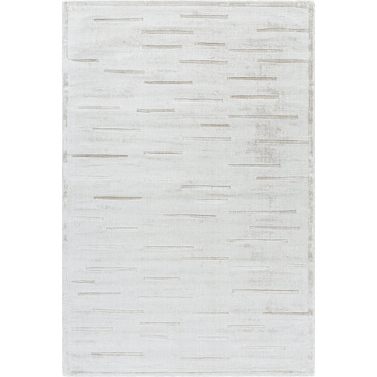 Pier Rug - 484746 by Surya in ivory, silver, light gray. Made from viscose in a unique style.
