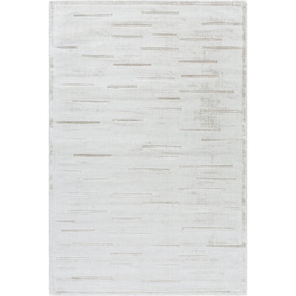 Pier Rug - 484746 by Surya in ivory, silver, light gray. Made from viscose in a unique style.