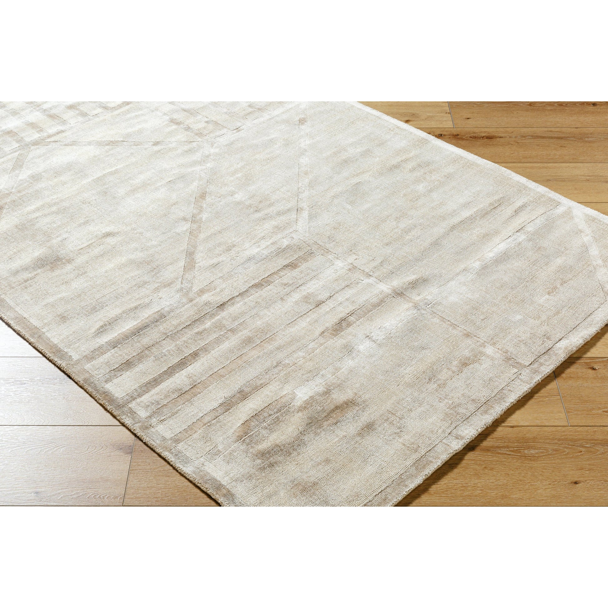 Pier Rug - 484757 by Surya in beige, sandstone, taupe. Made from viscose in a unique style.