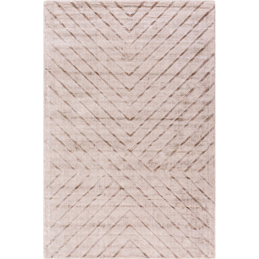 Pier Rug - 484768 by Surya in ash, light silver, warm grey, khaki, prairie dust. Made from viscose in a unique style.