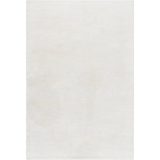 Pier Rug - 484779 by Surya in light silver. Made from viscose in a unique style.