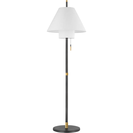 Glenmoore Floor Lamp by Hudson Valley in dark bronze. Made from steel in a modern style.
