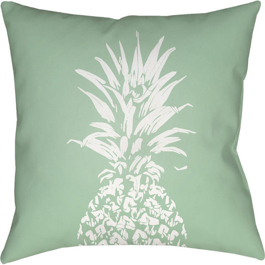Pineapple Pillow - 25829 by Livabliss. Made from front: 100% polyester, back: 100% polyester in a coastal style.