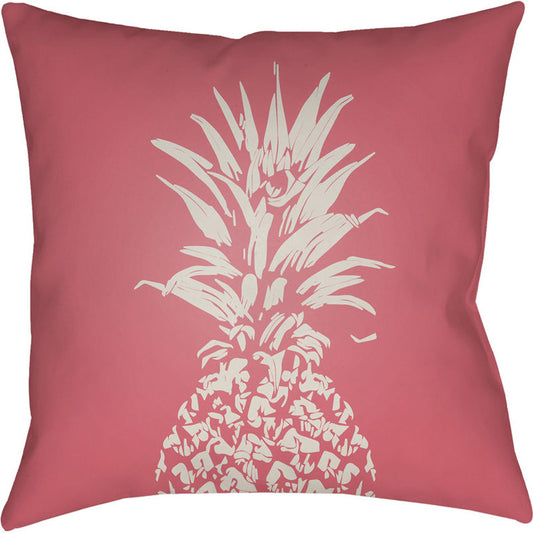 Pineapple Pillow - 25829 by Livabliss. Made from front: 100% polyester, back: 100% polyester in a coastal style.