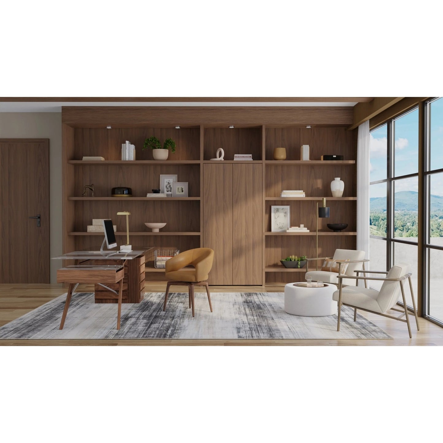 008 SI-2635549,SI-2635550,SI-2635551,SI-2635552,SI-2635553,SI-2635554,SI-2635555 | Lifestyle | Greenwich Gradient & GRW39U2F Indoor/Outdoor Rug by Feizy in green, black, ivory. Made from polypropylene, polyester in a unique style.