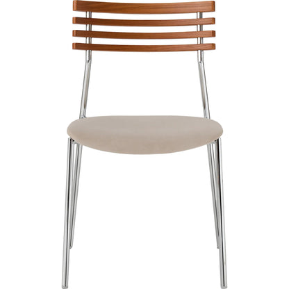 Saga Accent Chair (Set of 2) by Pasargad Home in silver, beige. Made from metal, wood in a traditional style.