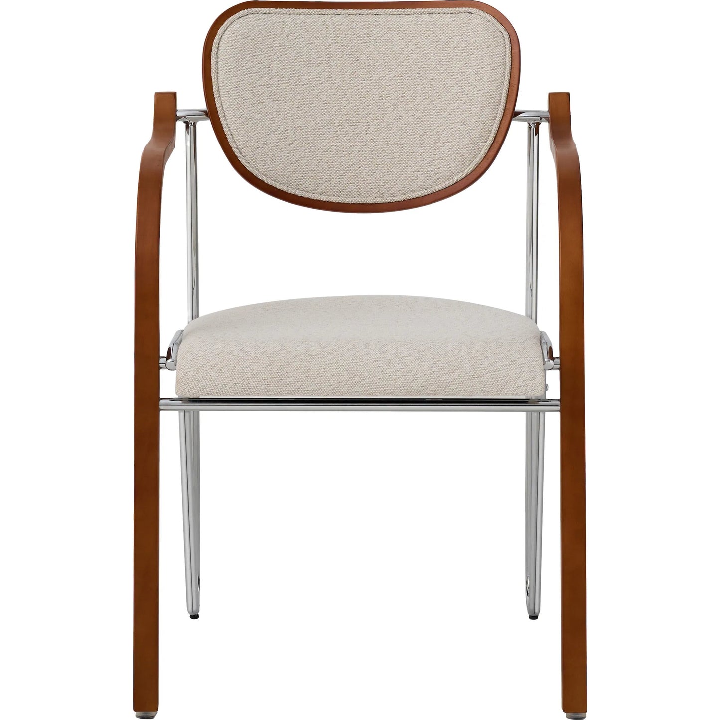 001 SI-2448079 | Additional Silo | Gifu Armchair by Pasargad Home in beige, brown. Made from metal, wood in a traditional style.