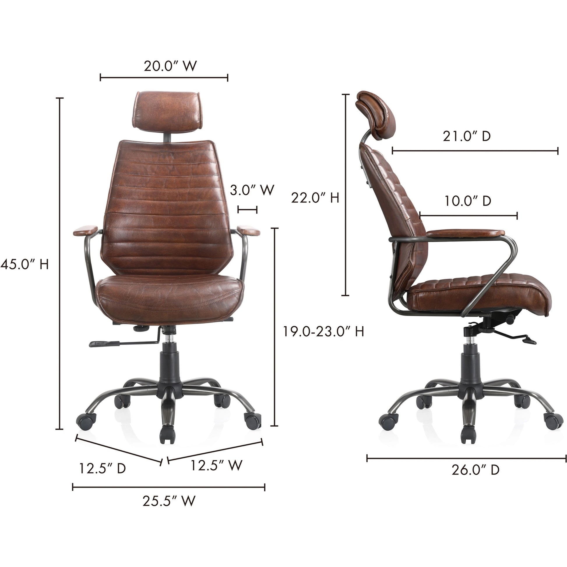 Executive Office Chair by Moe's Home Collection in na. Made from unique in a modern style.