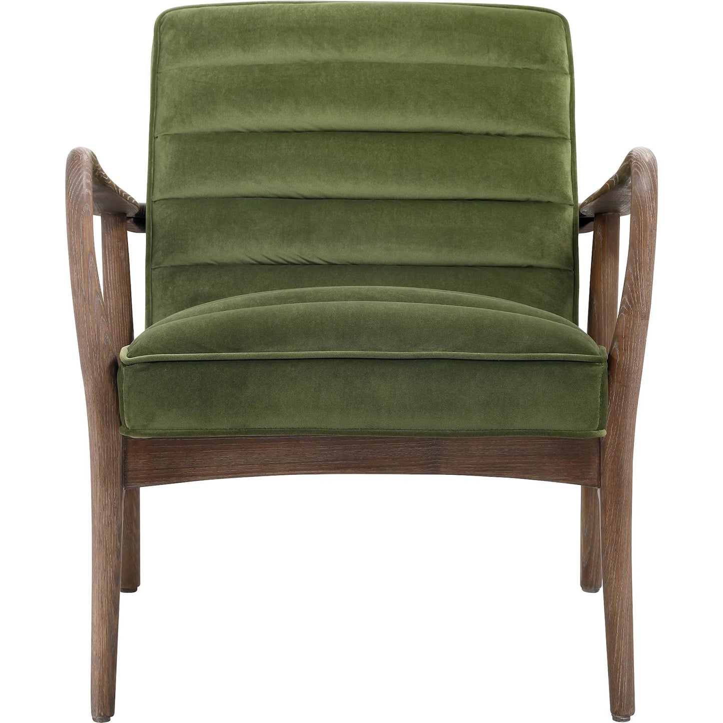 001 SI-2253582 | Additional Silo | Anderson Armchair by Moe's Home Collection in dark ivy velvet. Made from upholstery: 100% polyester fiber, ash wood frame, plywood, foam cushioning in a traditional style.