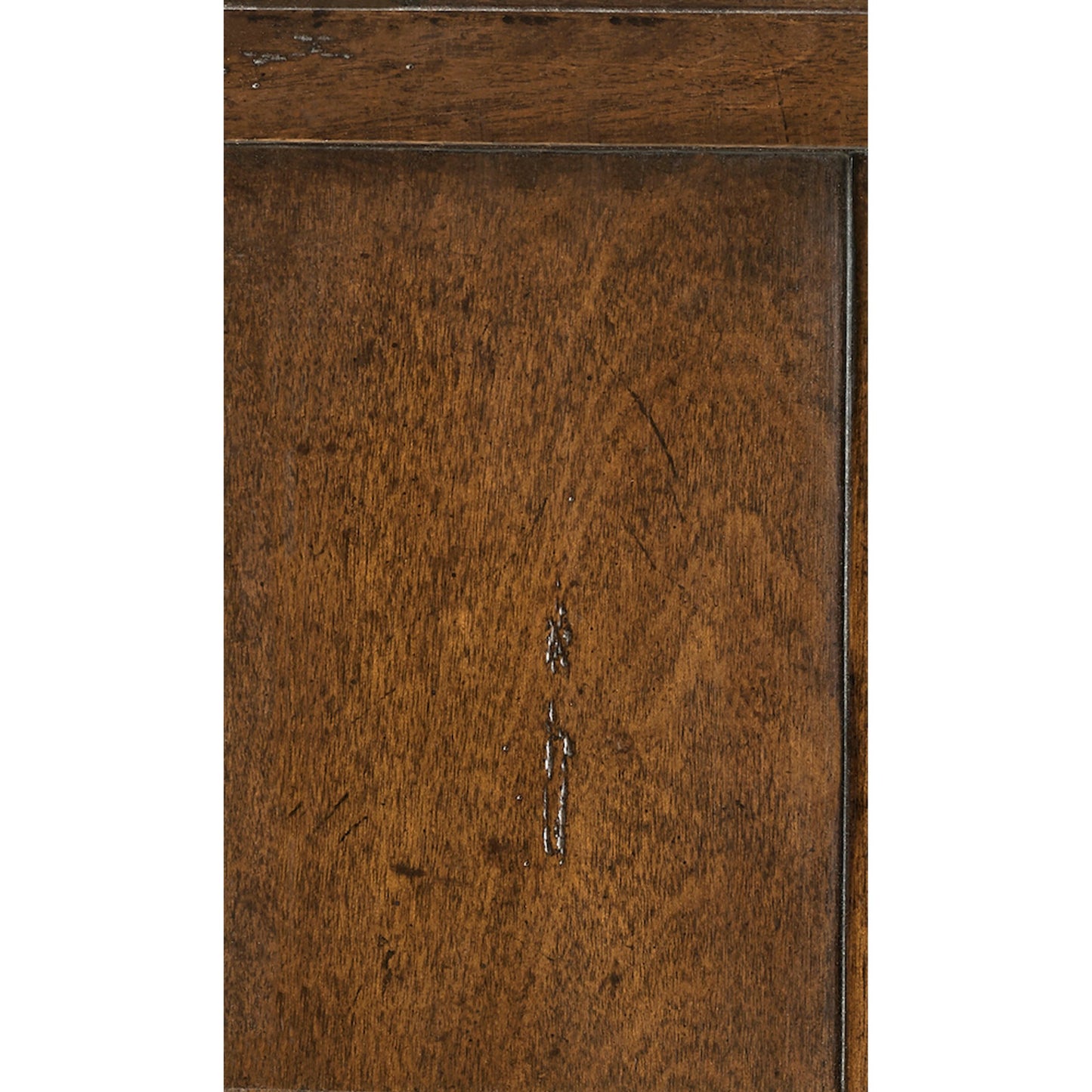 004 SR-846511 | Closeup | Casual Accents Walnut Accent Table by Jonathan Charles in brown and medium walnut country distressed. Made from acacia in a traditional style.