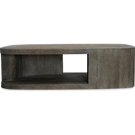 Boyle Cocktail Table by Bernhardt in porcini. Made from wood in a transitional style.