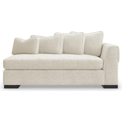 Edge Raf Loveseat by Caracole in satin ebony. Made from birch in a modern style.