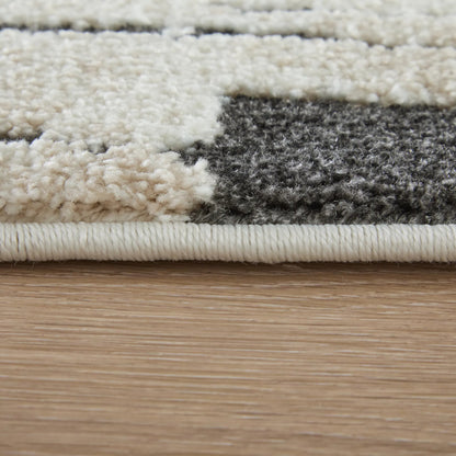 Gilmore Stripes GIL39UPF Rug by Feizy in ivory, black. Made from polypropylene in a unique style.