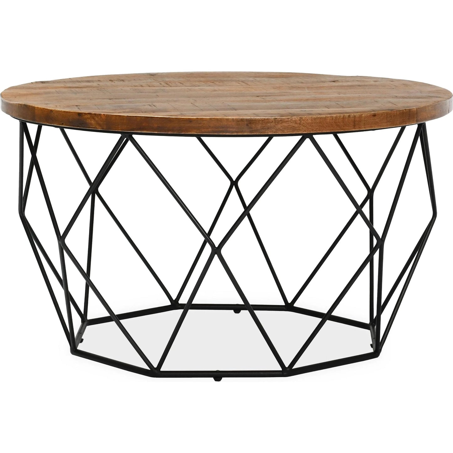 001 SR-897678 | Primary Silo | Chester Coffee Table by Kosas Home in chestnut brown top, black finish base. Made from mango wood top, iron base in a modern style.