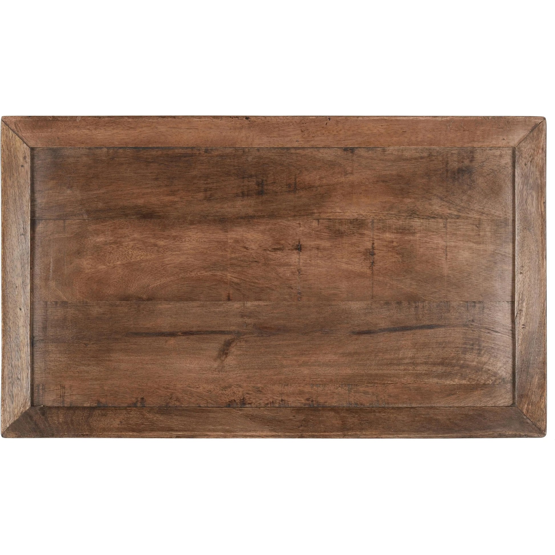 Ciaria 1 Drawer End Table by Kosas Home in medium brown. Made from mango wood in a modern style.