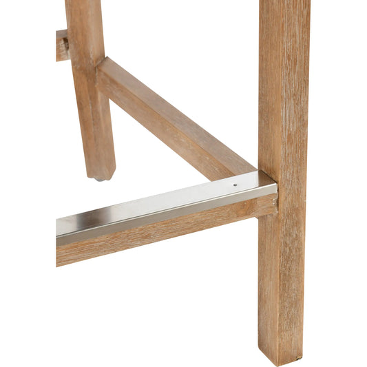 Ania Counter Stool by Kosas Home. Made from 100% polyester, rubberwood frame in a unique style.