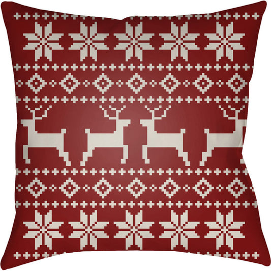 Fair Isle I Pillow - 15772 by Livabliss. Made from front: 100% polyester, back: 100% polyester in a traditional style.