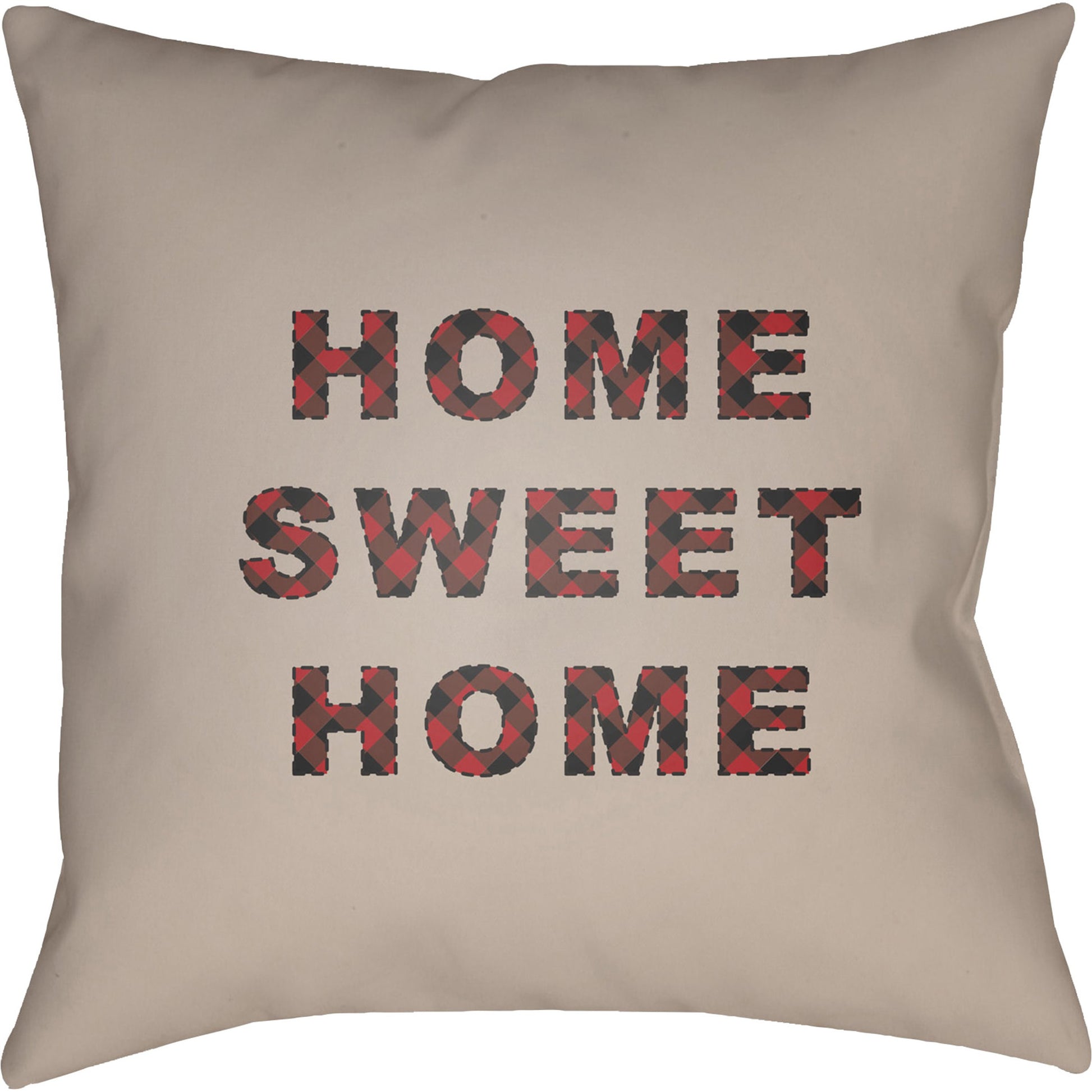 Home Sweet Home Pillow - 12191 by Livabliss. Made from front: 100% polyester, back: 100% polyester in a traditional style.