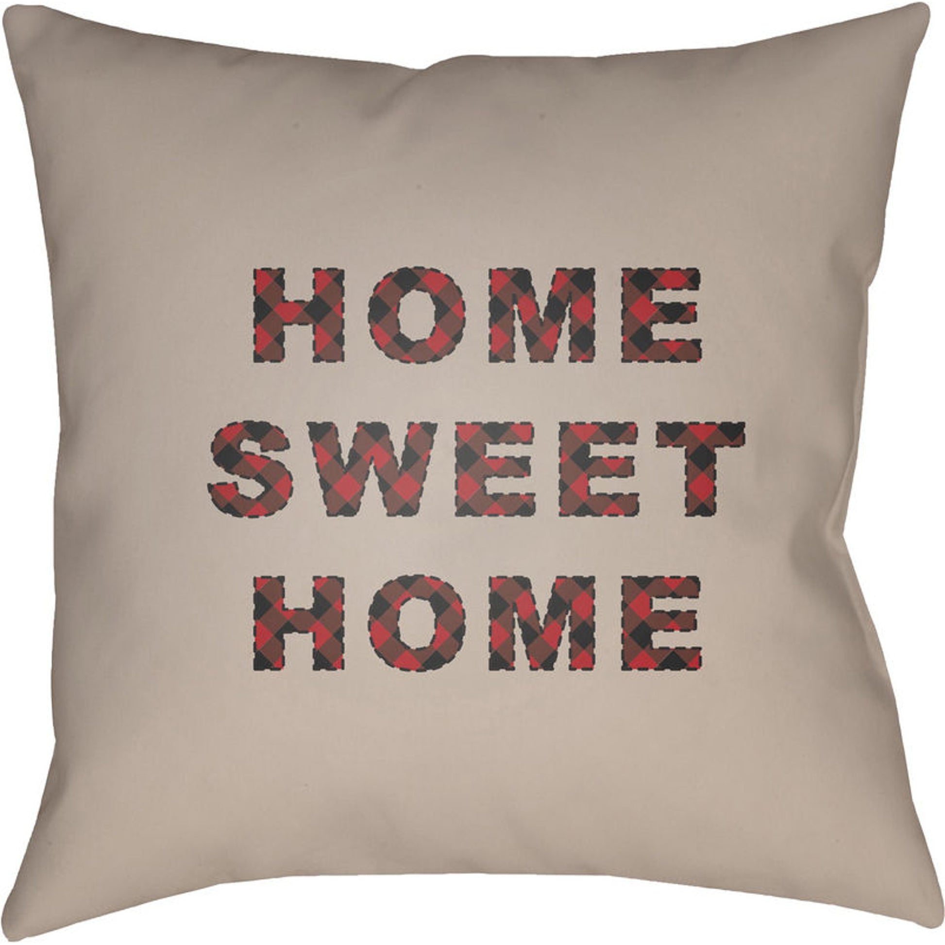 Home Sweet Home Pillow - 12191 by Livabliss. Made from front: 100% polyester, back: 100% polyester in a traditional style.