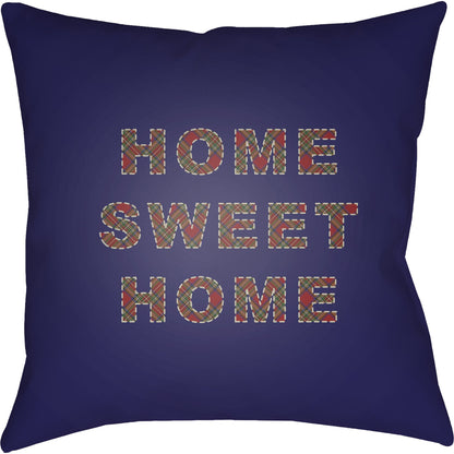 Home Sweet Home Pillow - 12191 by Livabliss. Made from front: 100% polyester, back: 100% polyester in a traditional style.