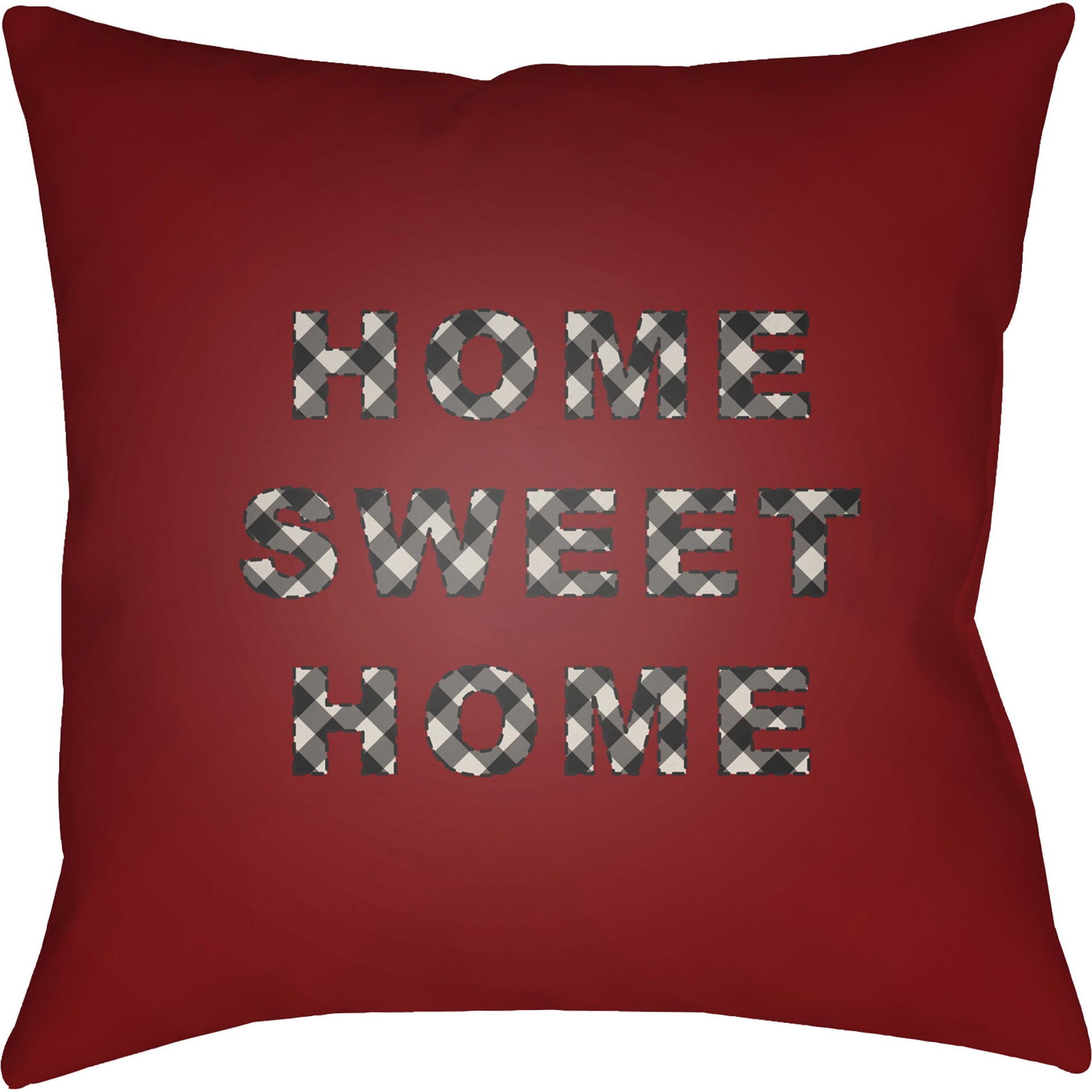Home Sweet Home Pillow - 12191 by Livabliss. Made from front: 100% polyester, back: 100% polyester in a traditional style.