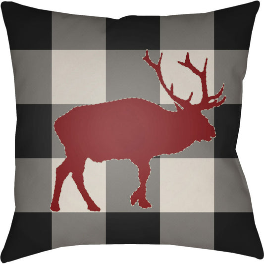 Buffalo Pillow - 11942 by Livabliss. Made from front: 100% polyester, back: 100% polyester in a rustic style.