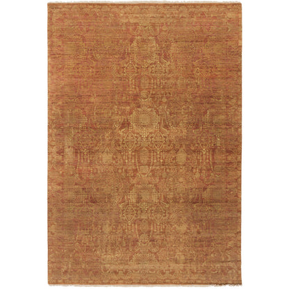 Palace PLC-1002 Rug by Surya in tan, rust. Made from 100% wool in a unique style.